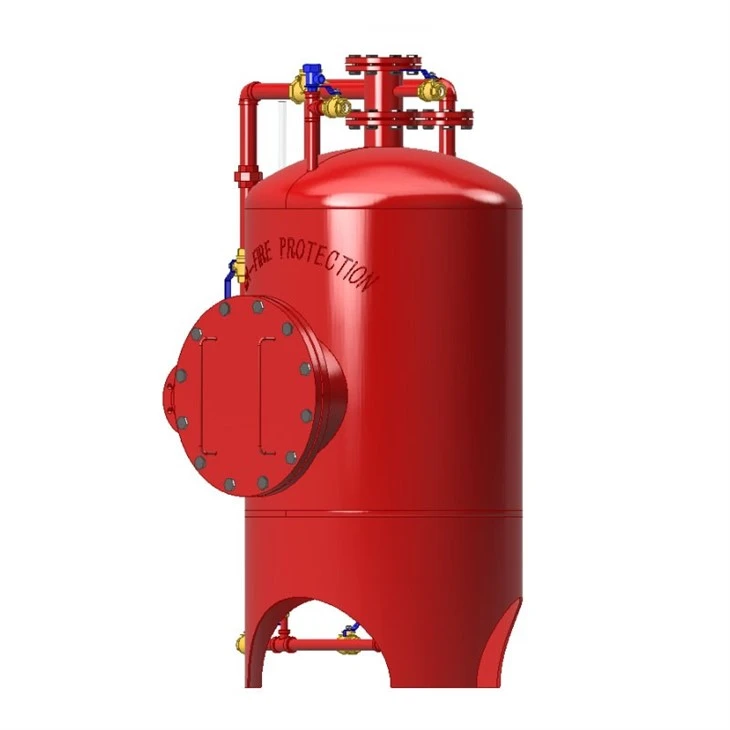 Vertical Carbon Steel Fire Pressure Foam Bladder Tank